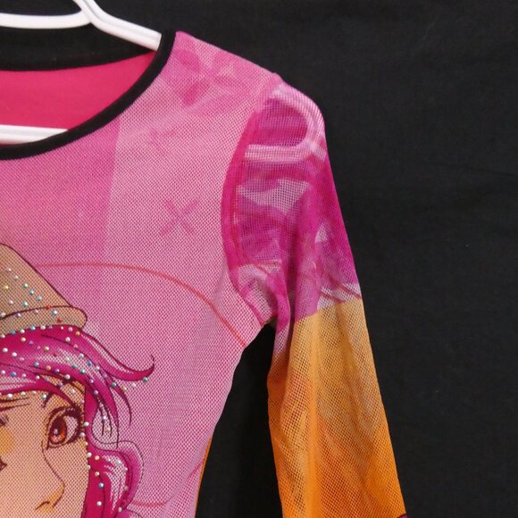 Girls Colorful Lined Vibrant Graphic Shirt | m - l | Pristine Condition - Picture 5 of 16